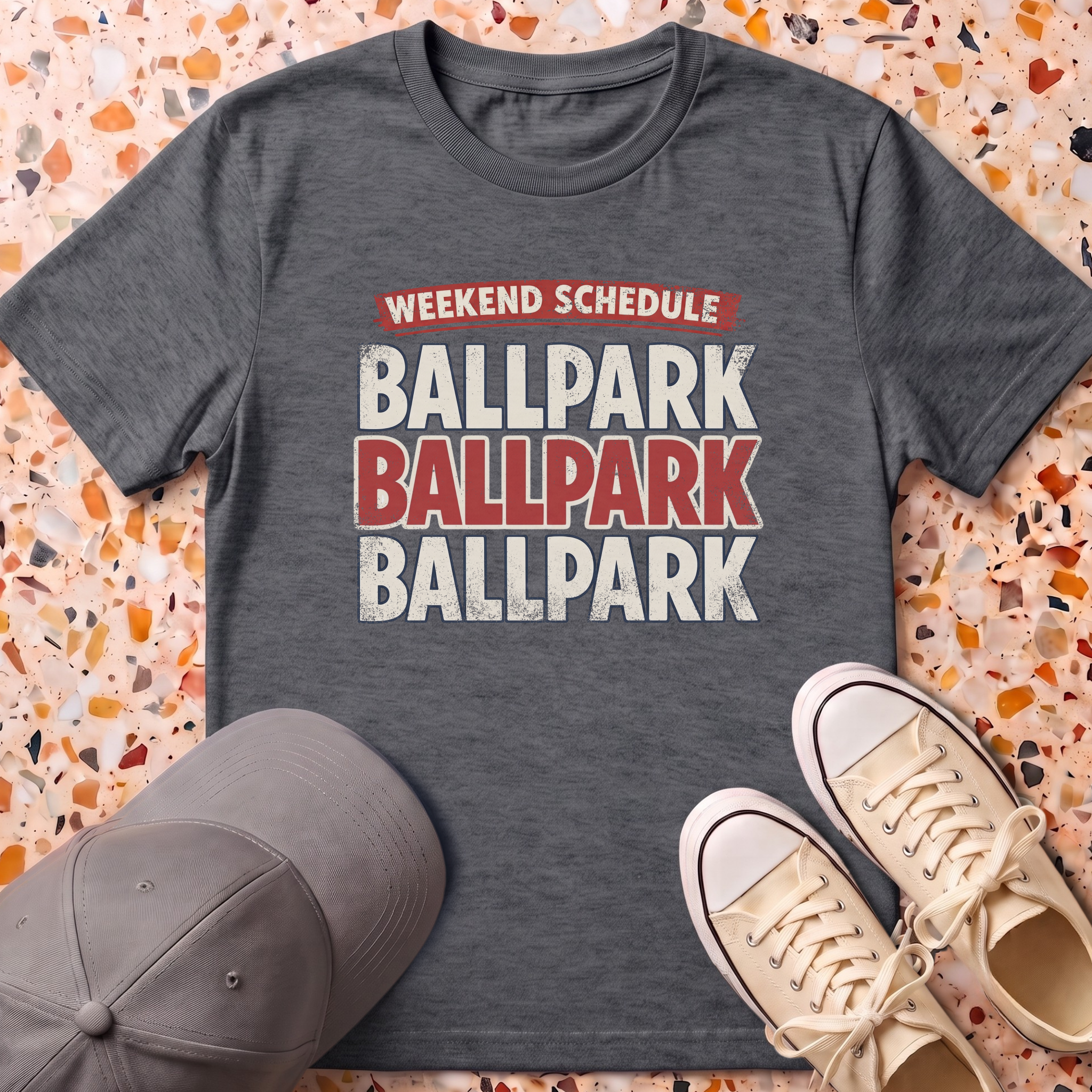 Weekend Schedule Ballpark T-Shirt