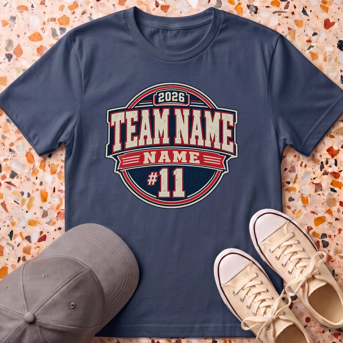 Custom Vintage Jersey T-Shirt