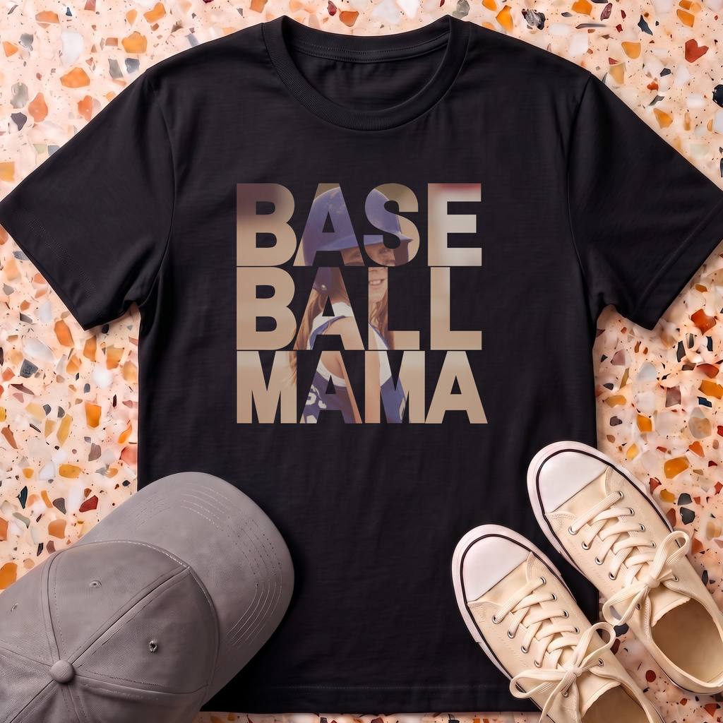 Custom Photo MAMA Retro T-Shirt