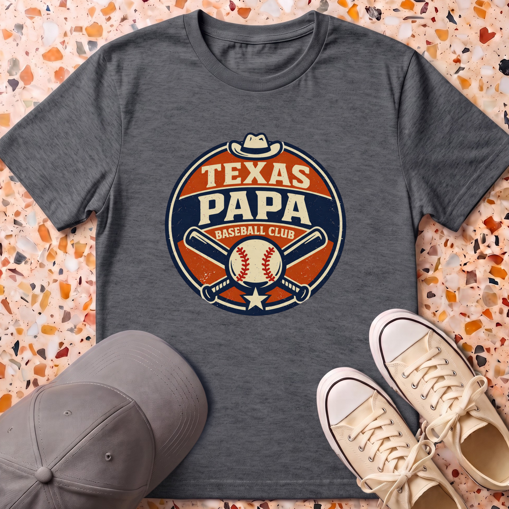Texas Papa Baseball Club T-Shirt