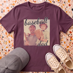 Custom photo Dad Retro T-Shirt