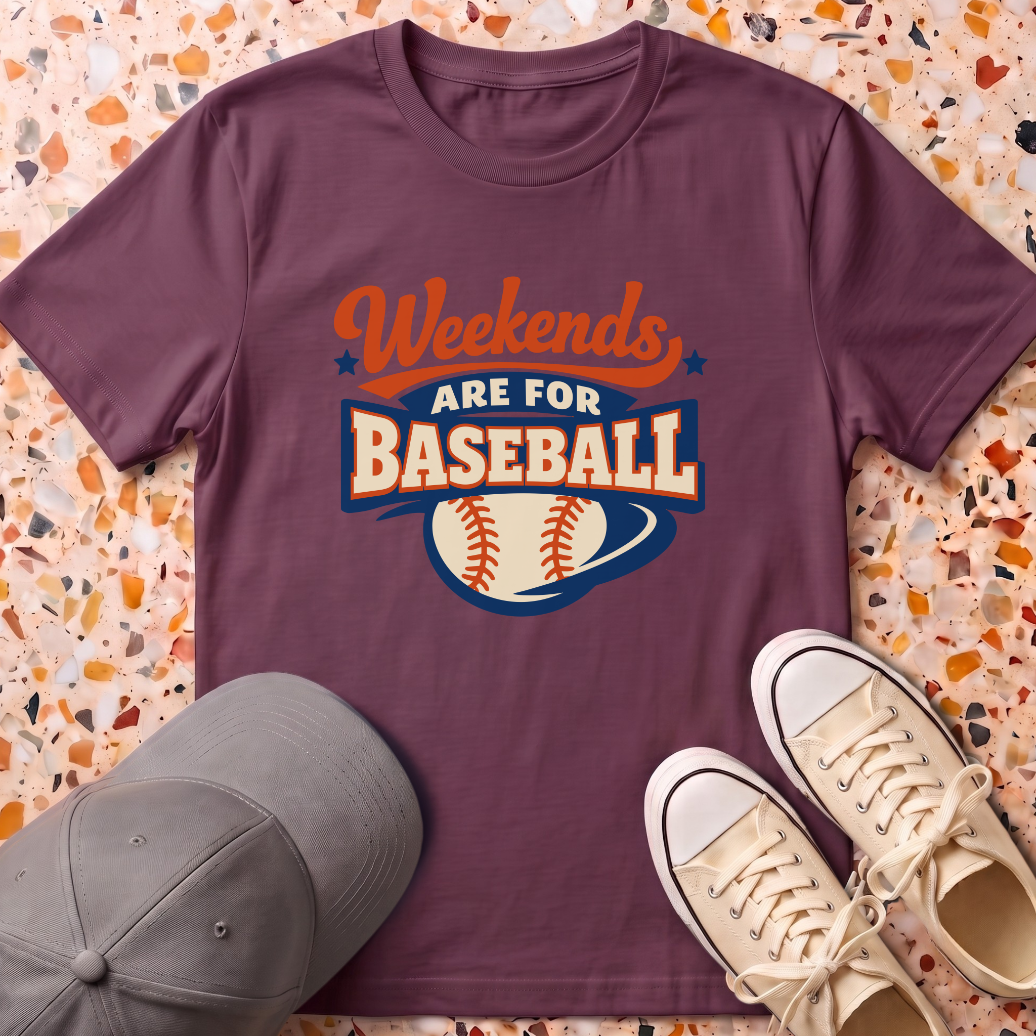 Weekends Are For Baseball T-Shirt