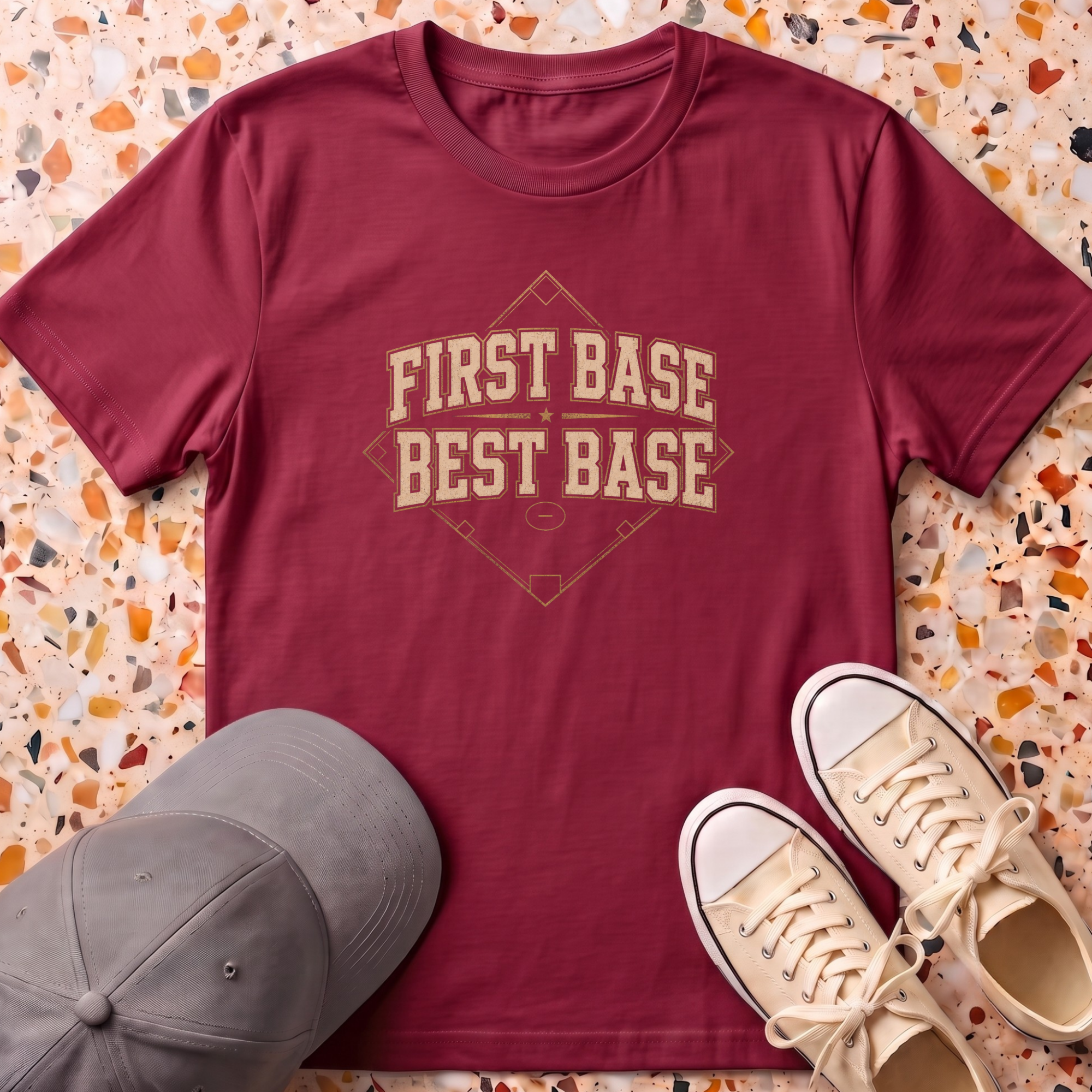 First Base Best Base T-Shirt
