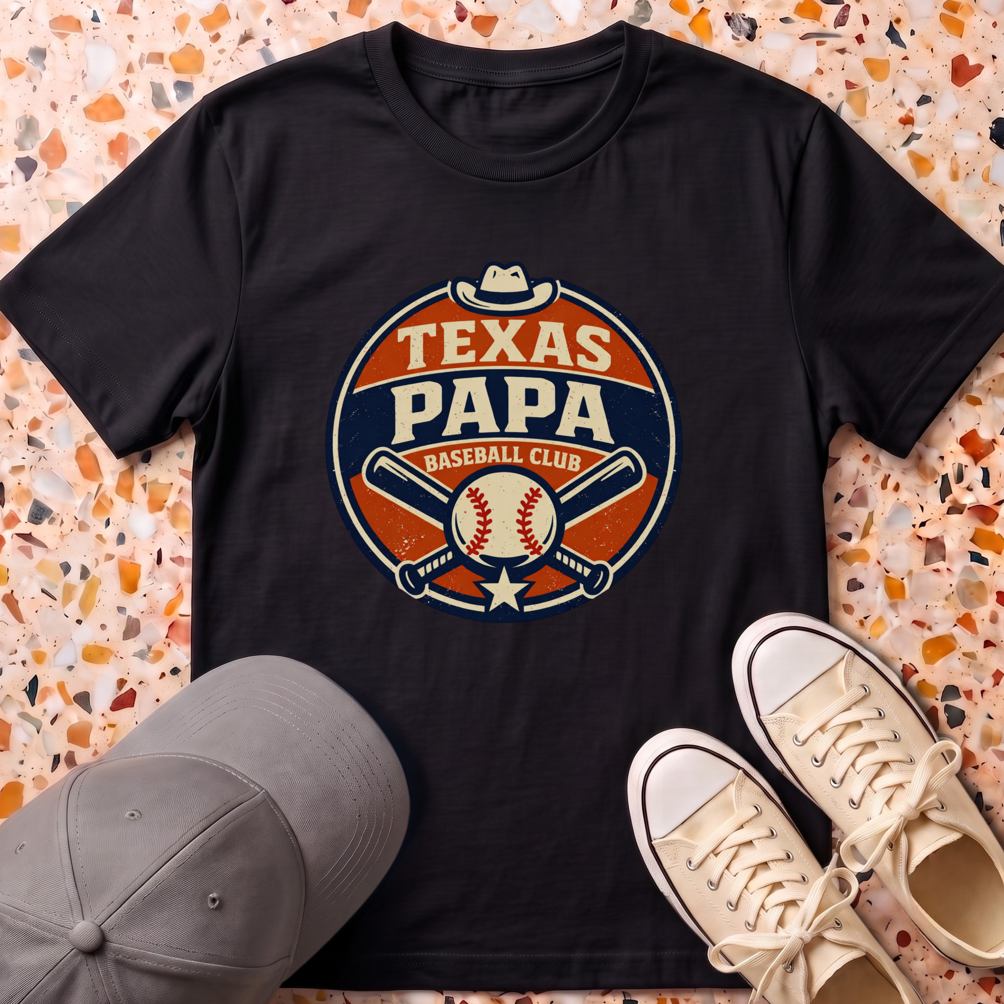 Texas Papa Baseball Club T-Shirt
