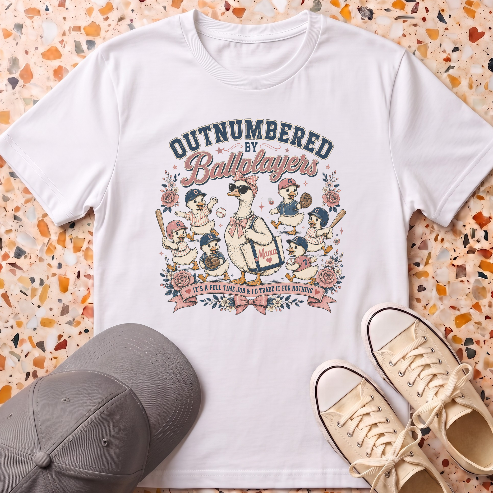 Outnumbered By Ballplayers T-Shirt