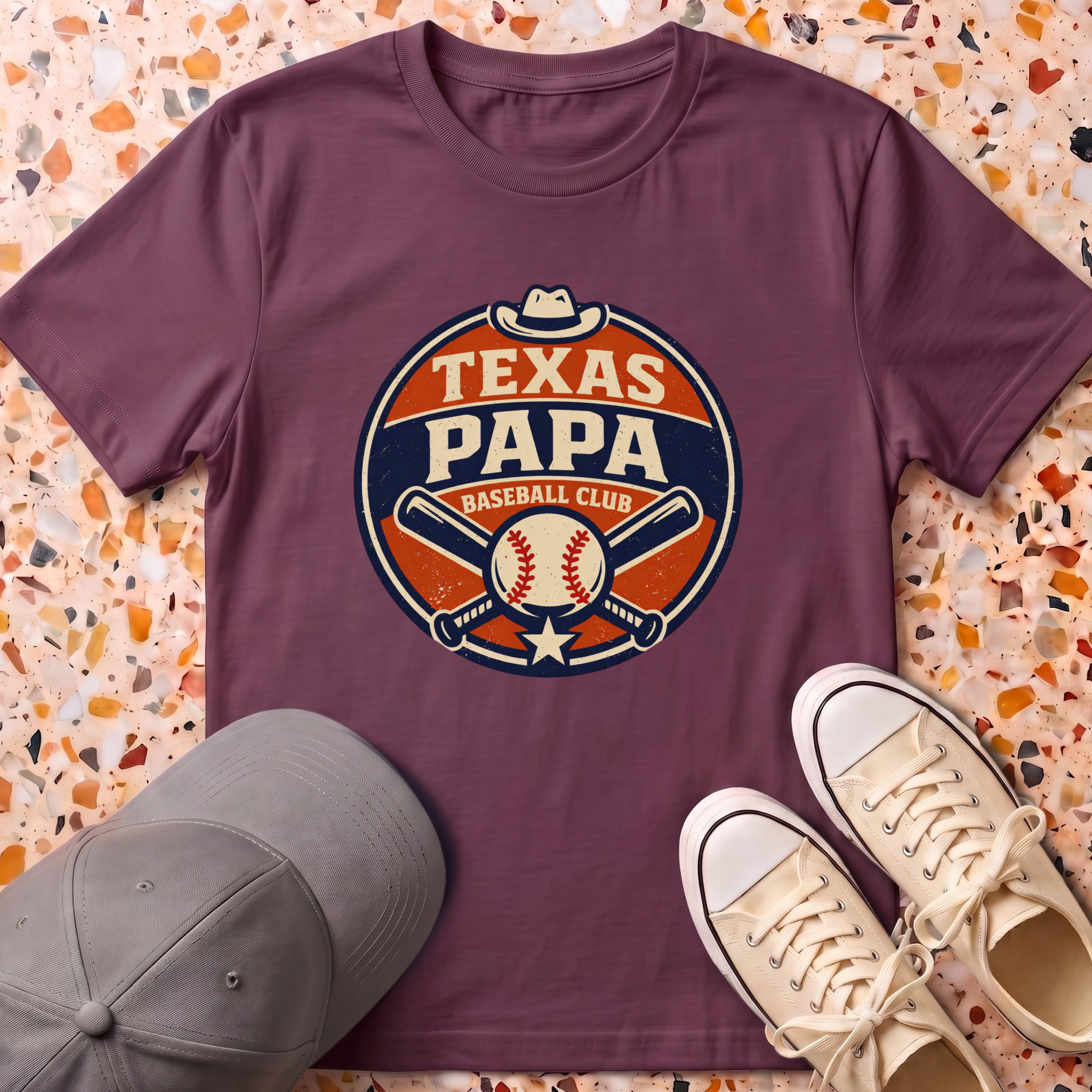 Texas Papa Baseball Club T-Shirt