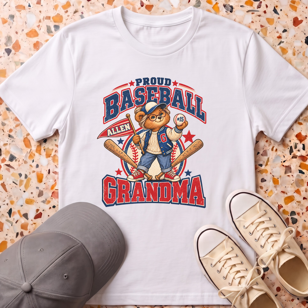 Custom Grandma Bear T-Shirt