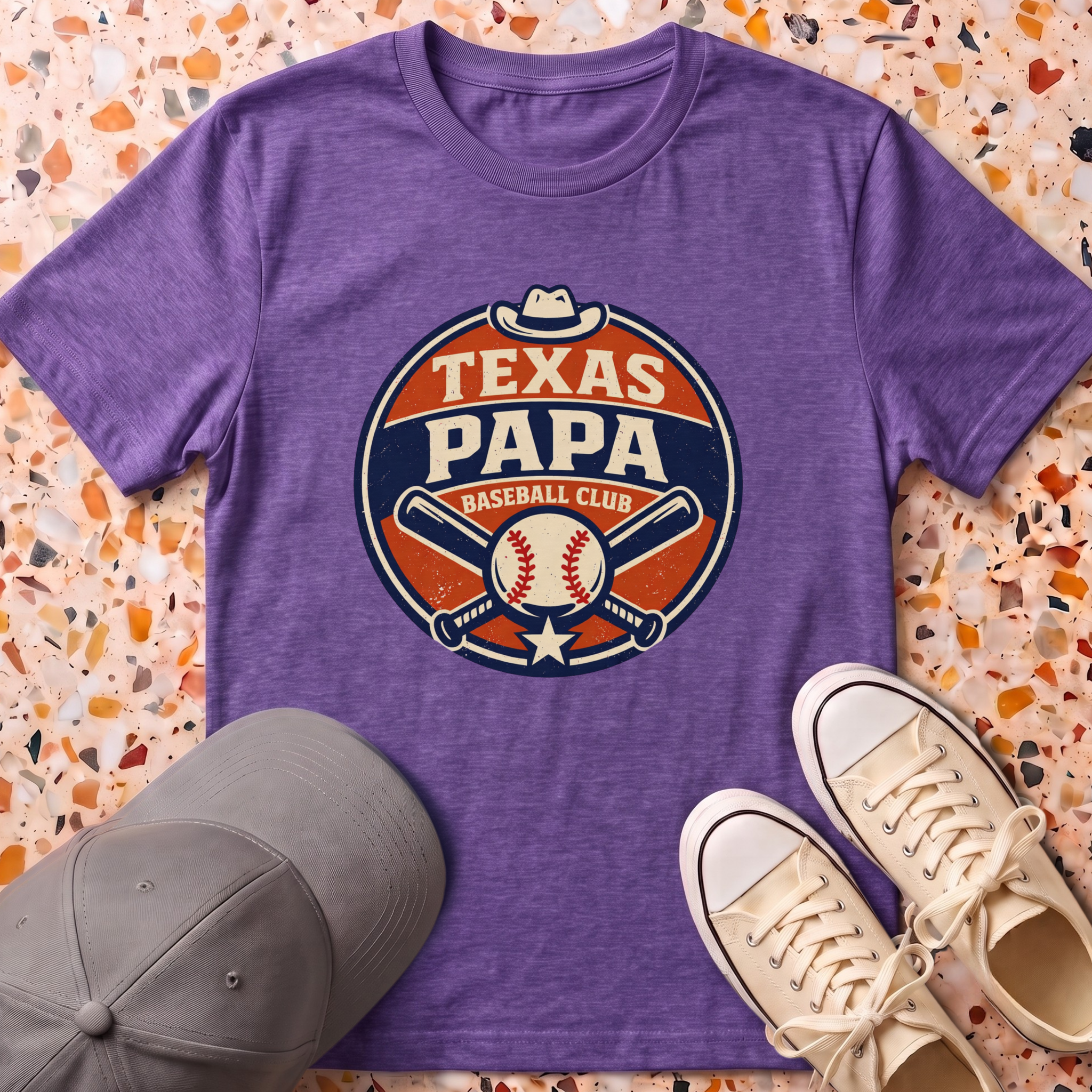 Texas Papa Baseball Club T-Shirt