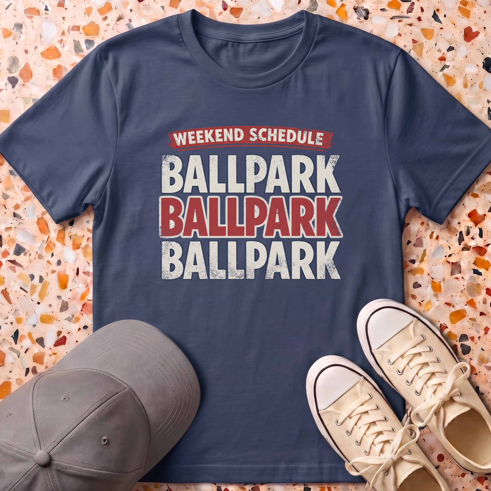 Weekend Schedule Ballpark T-Shirt