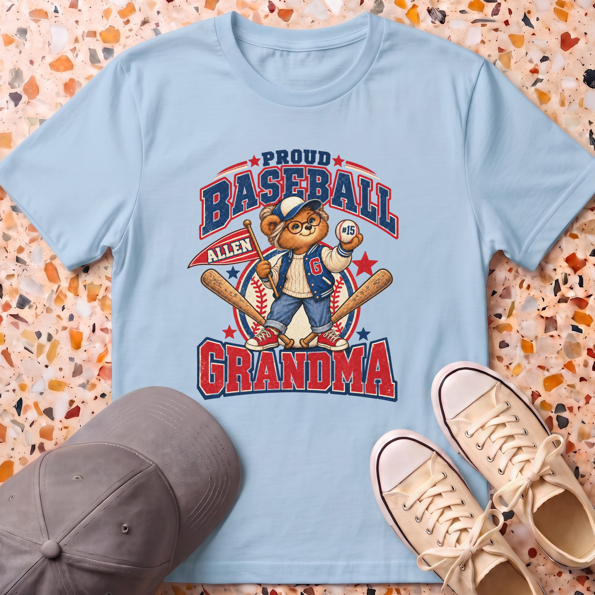 Custom Grandma Bear T-Shirt