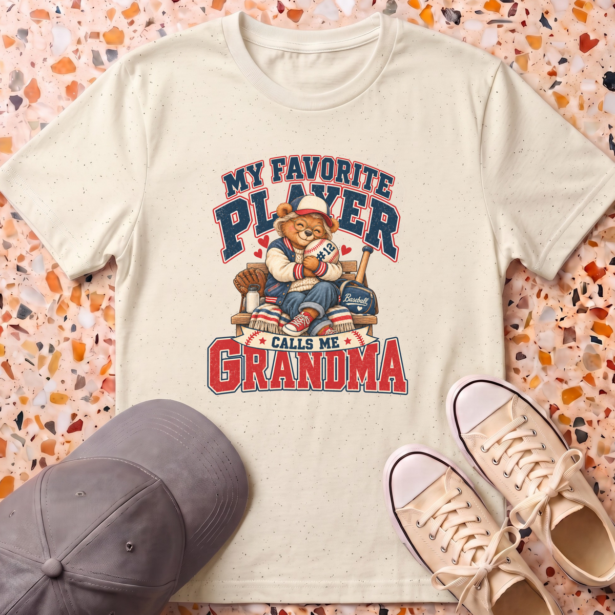 Custom Grandma Bear T-Shirt