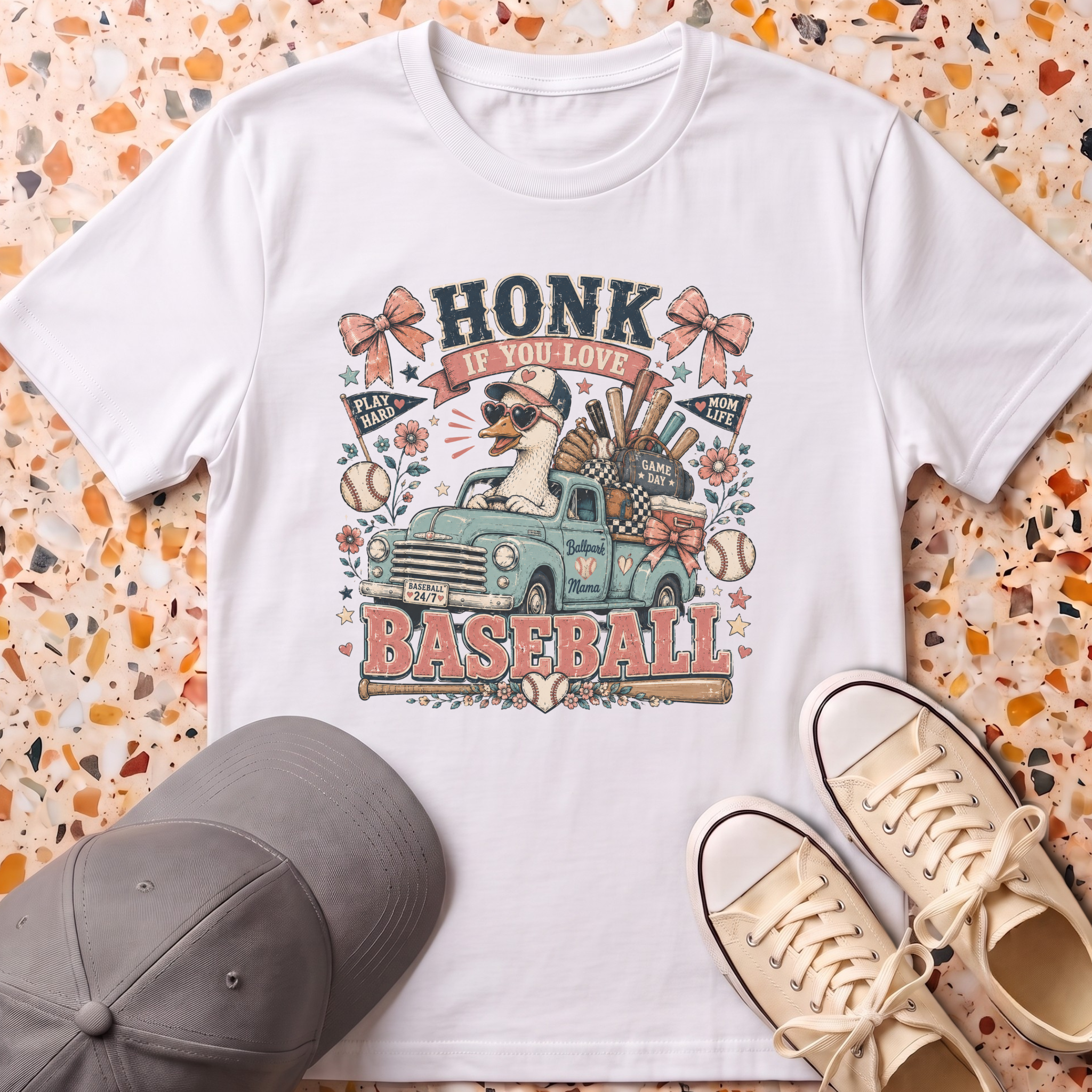 Honk If You Love Baseball T-Shirt