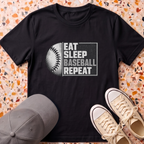 Eat Sleep Baseball Repeat T-Shirt