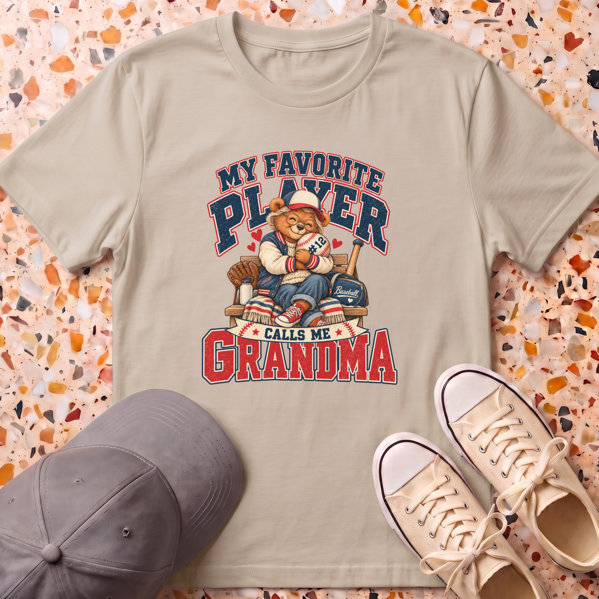 Custom Grandma Bear T-Shirt