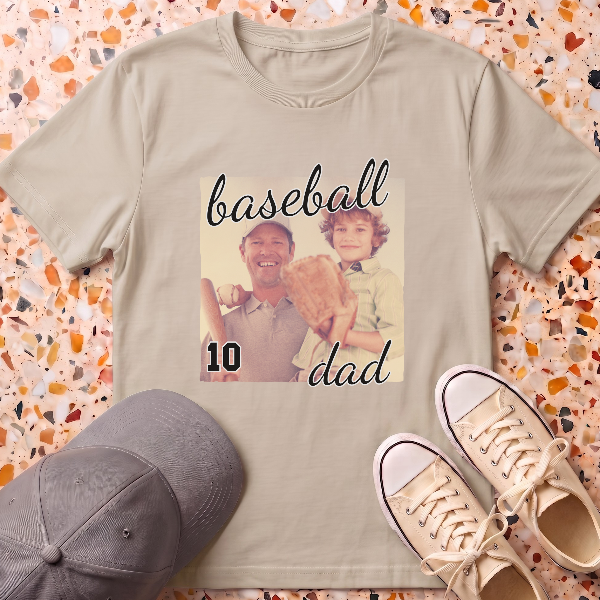 Custom Photo DADA  Retro T-Shirt