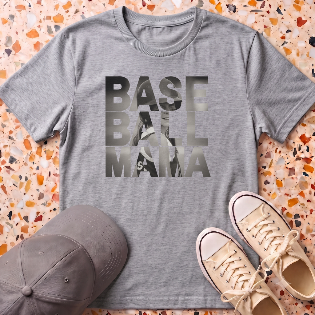 Custom Photo MAMA  Mono T-Shirt
