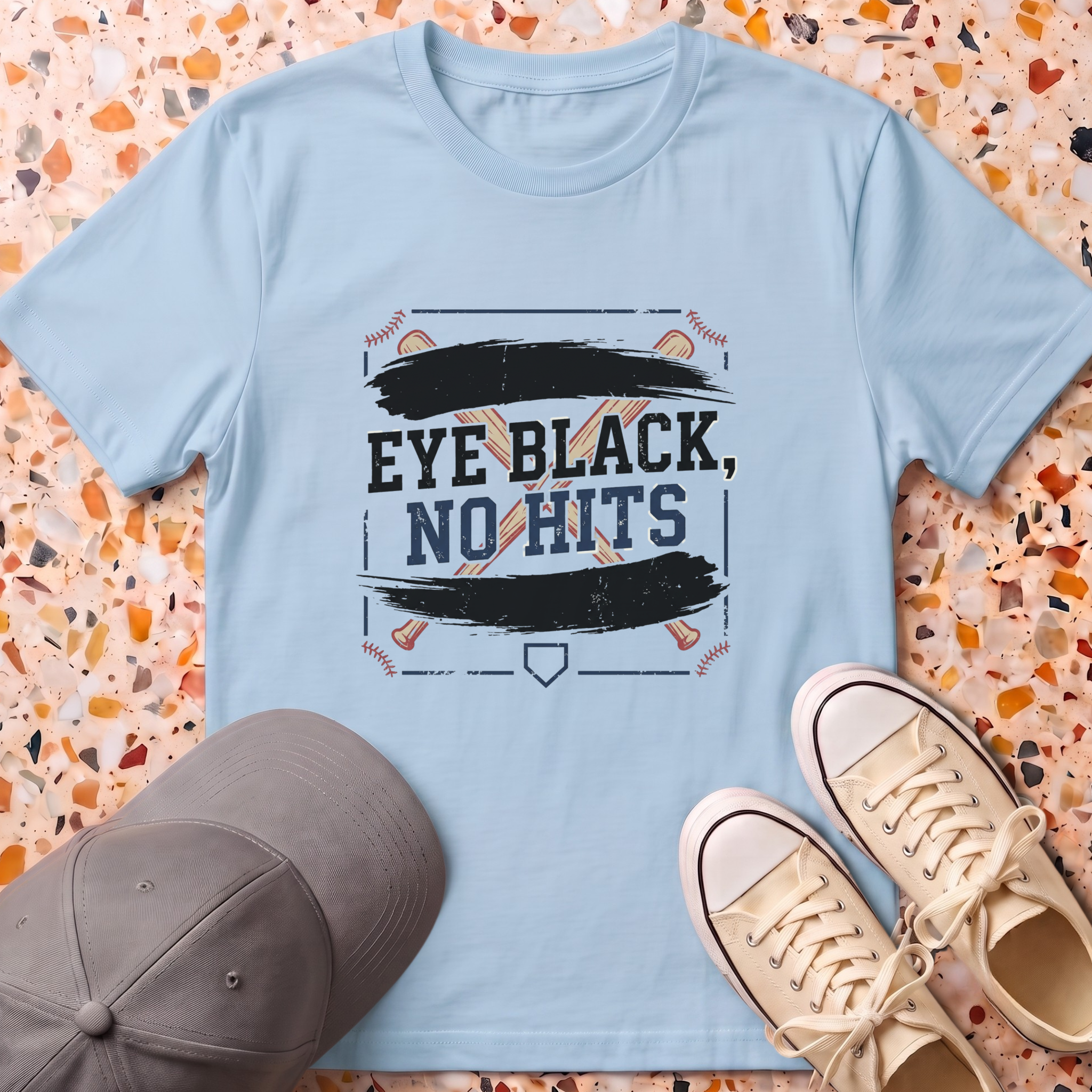 Eye Black, No Hits T-Shirt