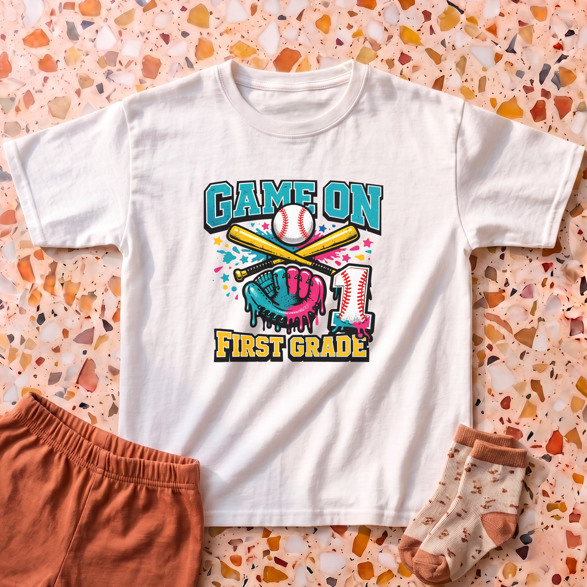 Game On First Grade T-Shirt