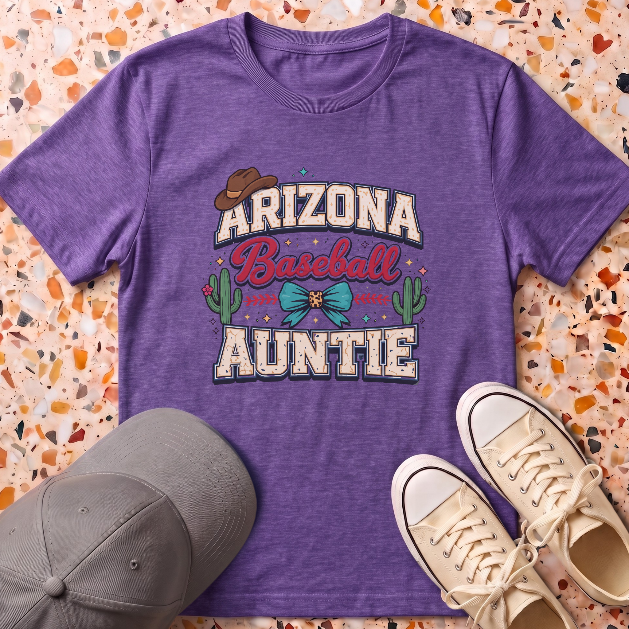 Arizona Baseball Auntie T-Shirt