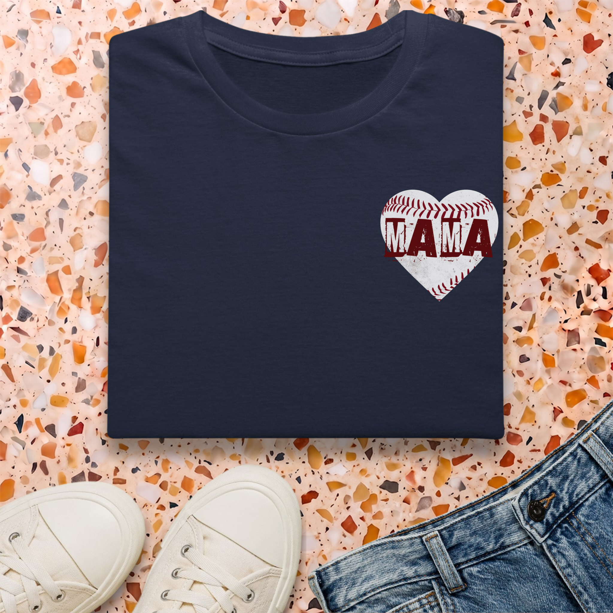 Custom(back)  MAMA T-Shirt