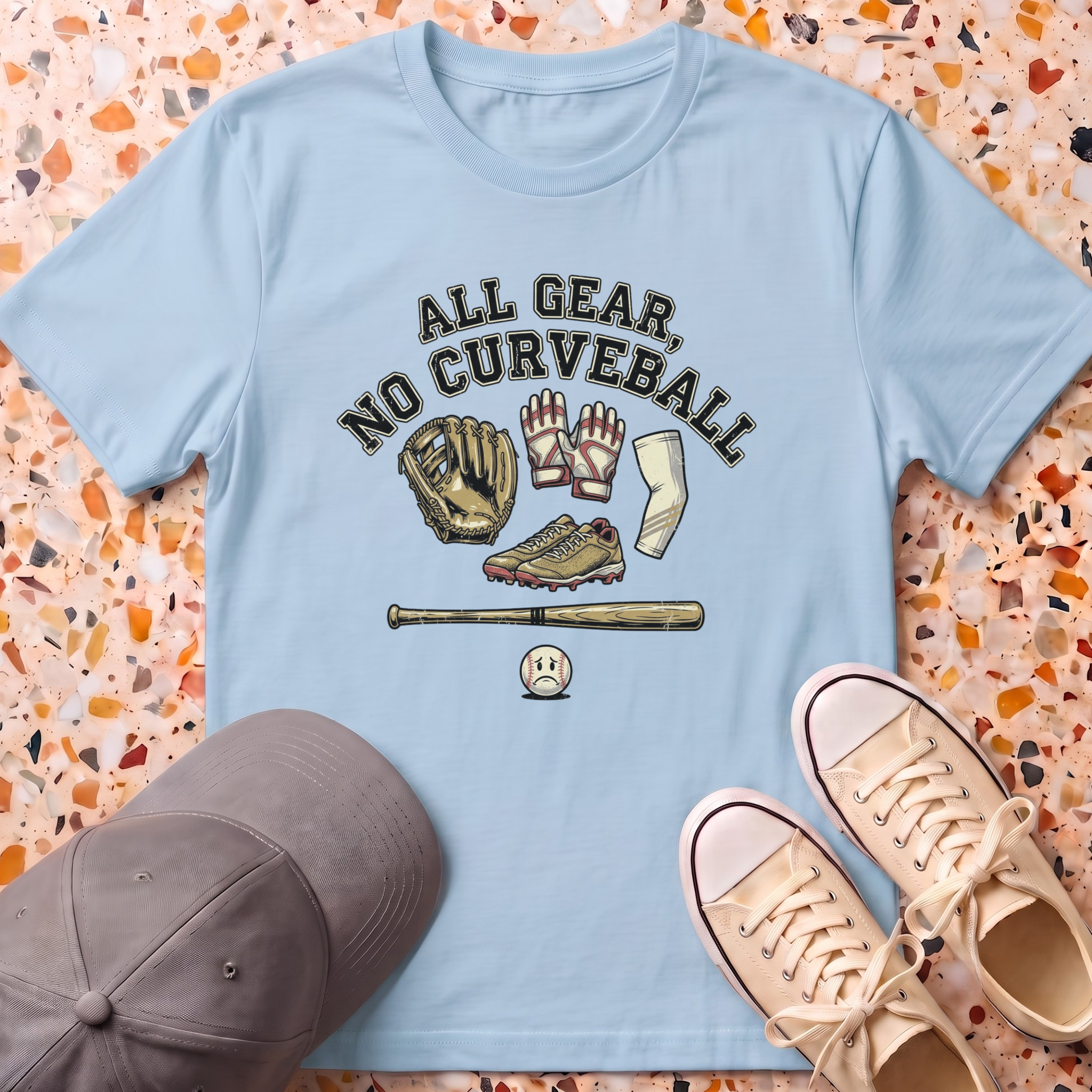 All Gear, No Curveball T-Shirt
