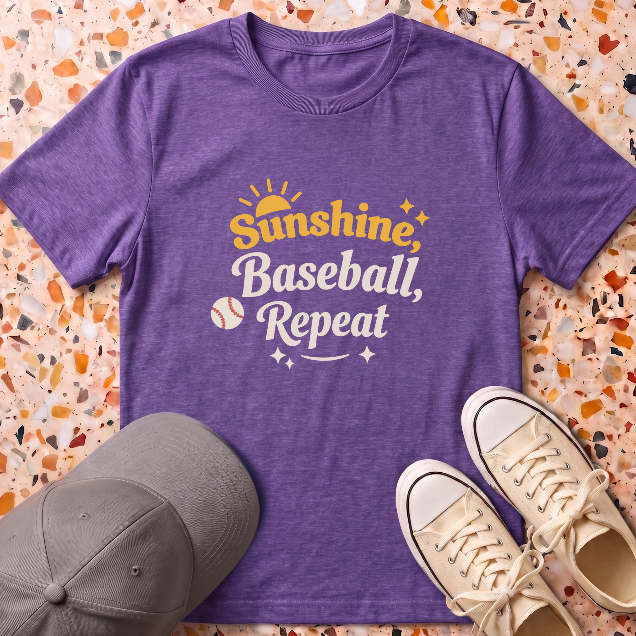 Sunshine Baseball Repeat T-Shirt