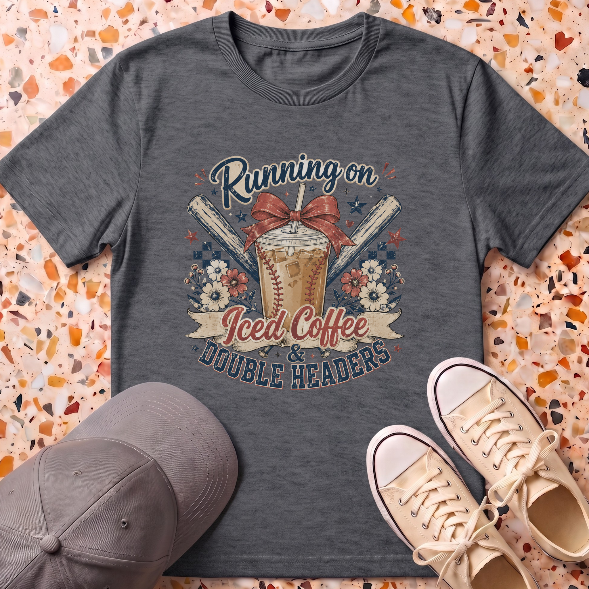 Iced Coffee & Double Headers T-Shirt