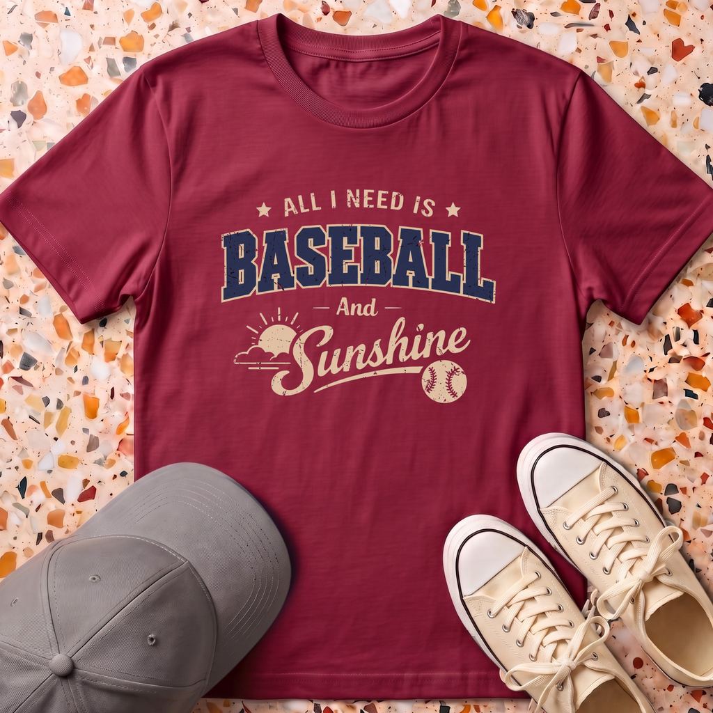 Baseball and Sunshine T-Shirt