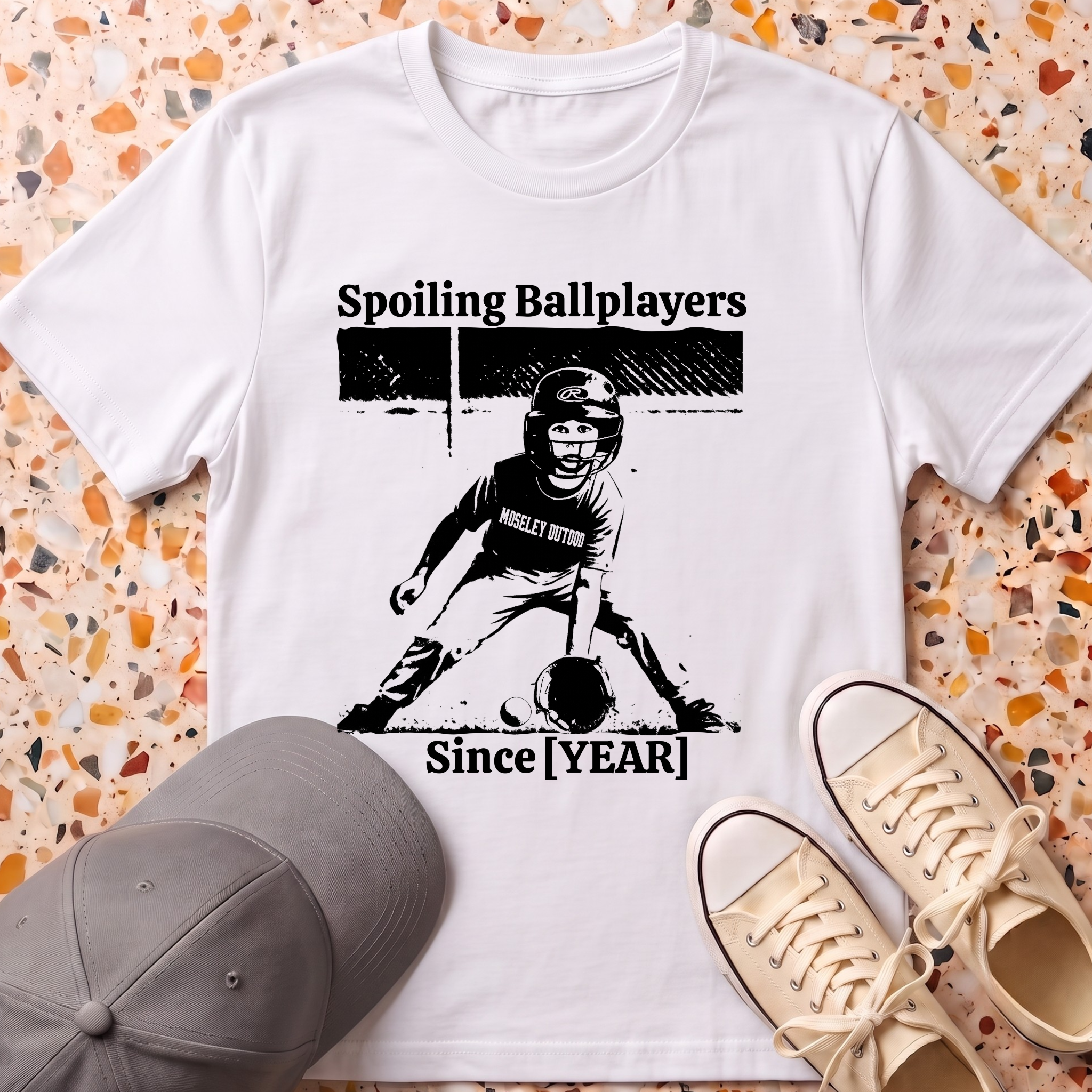 Custom Photo and Year T-Shirt