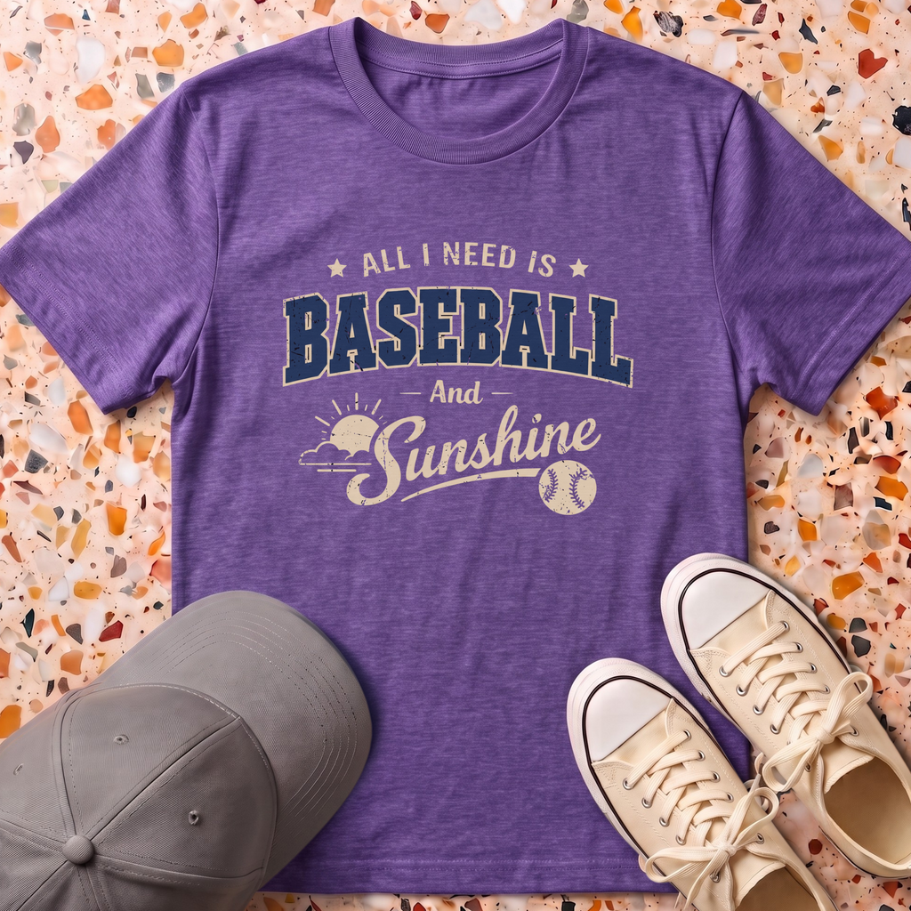 Baseball and Sunshine T-Shirt