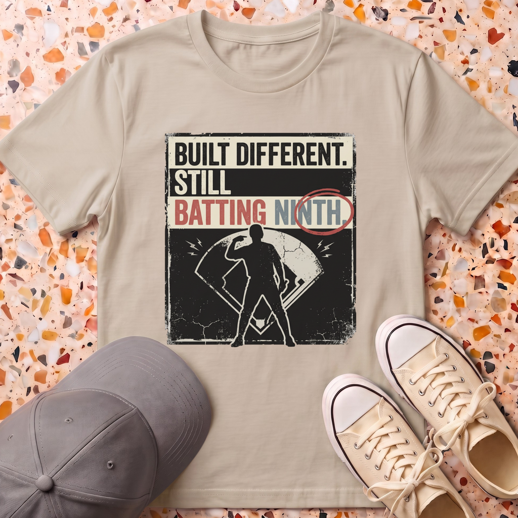 Built Different Still Batting Ninth T-Shirt