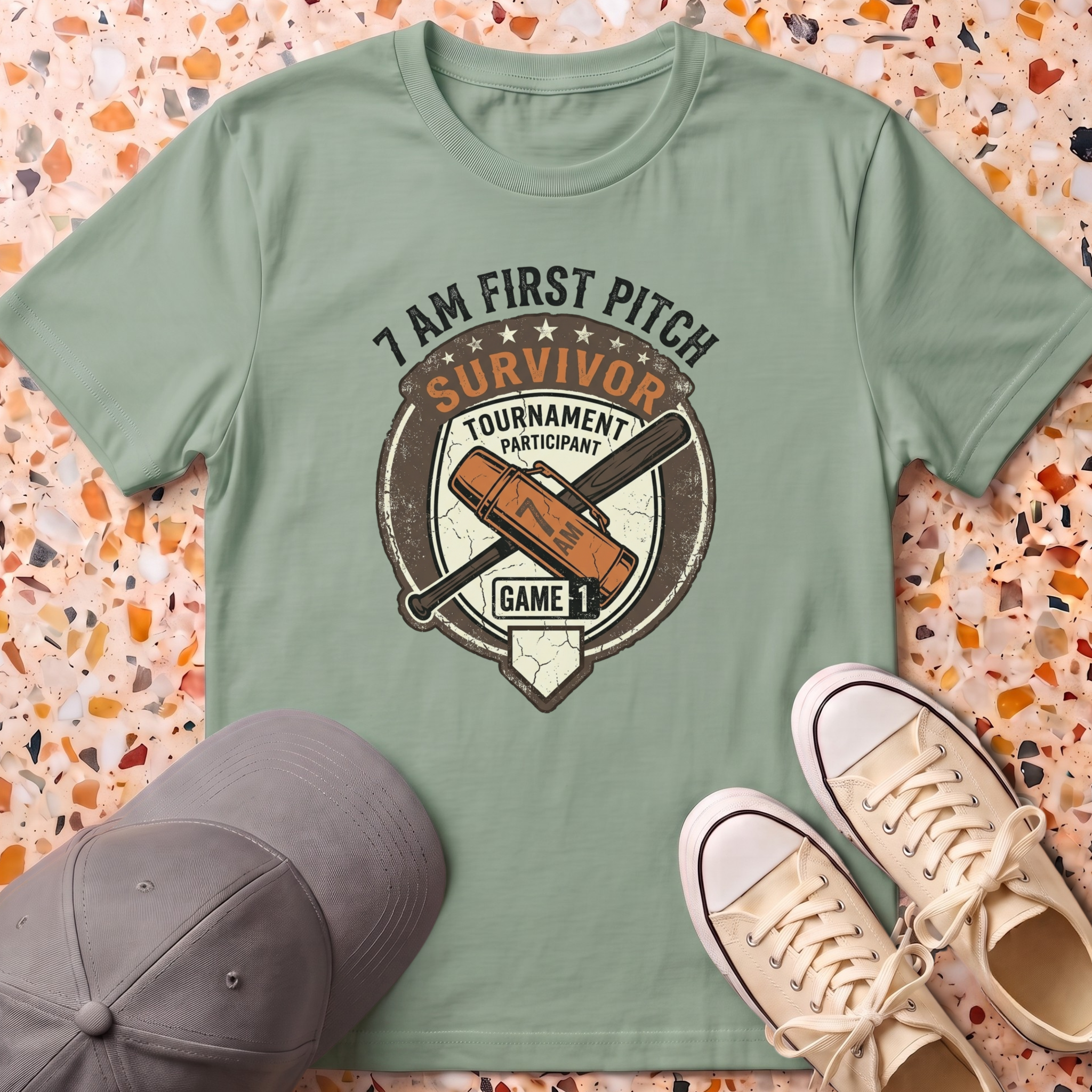 7 AM First Pitch Survivor T-Shirt