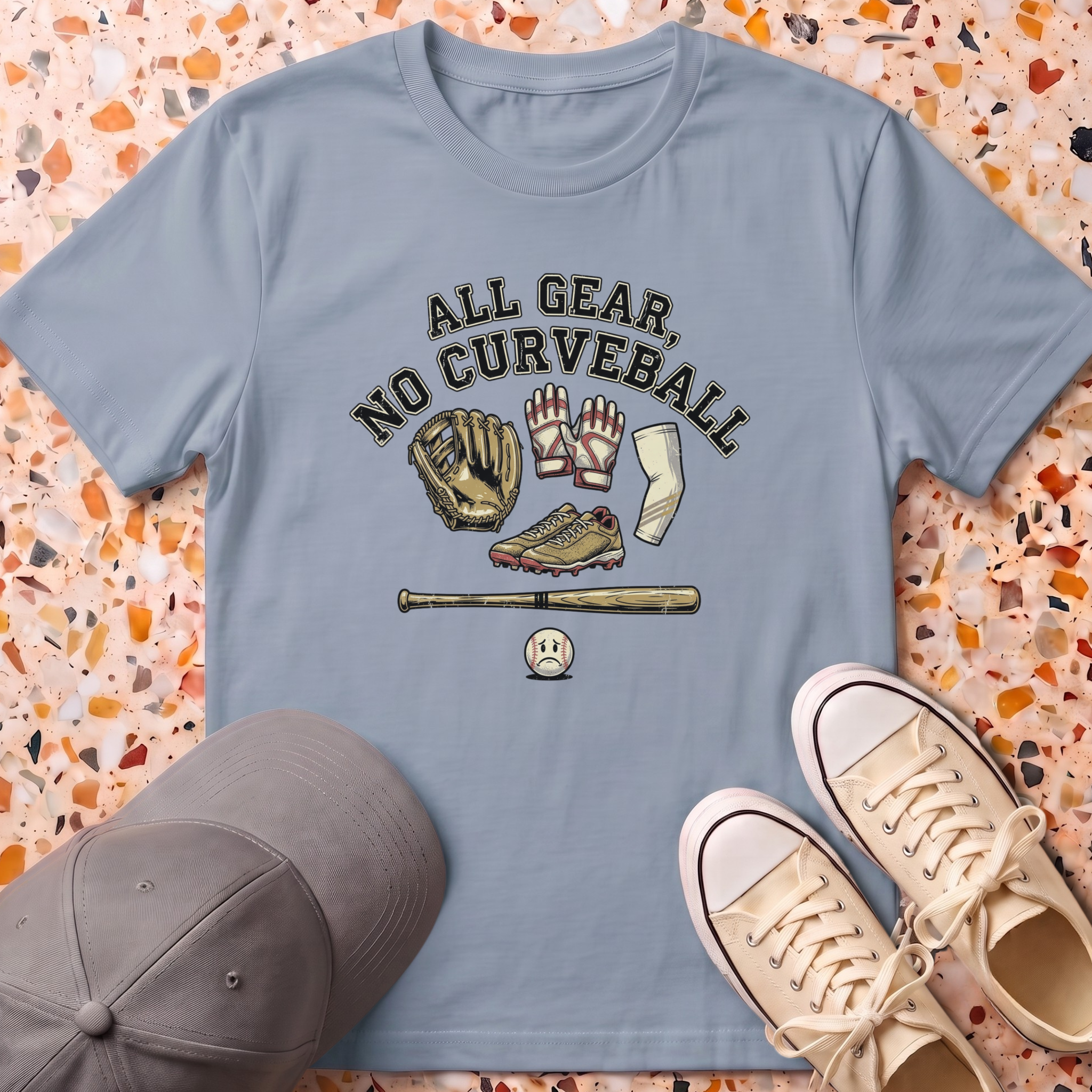 All Gear, No Curveball T-Shirt