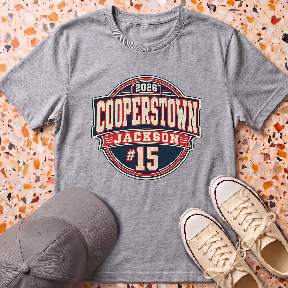 Custom Vintage Jersey T-Shirt
