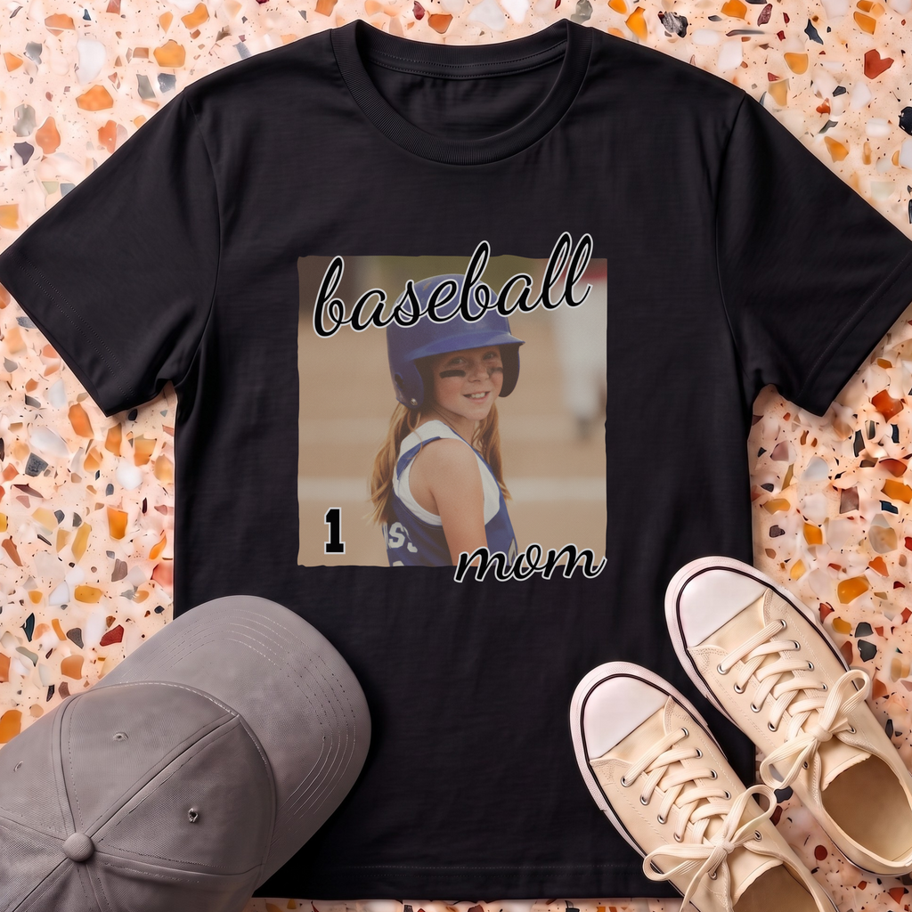 Custom Photo MAMA Retro T-Shirt