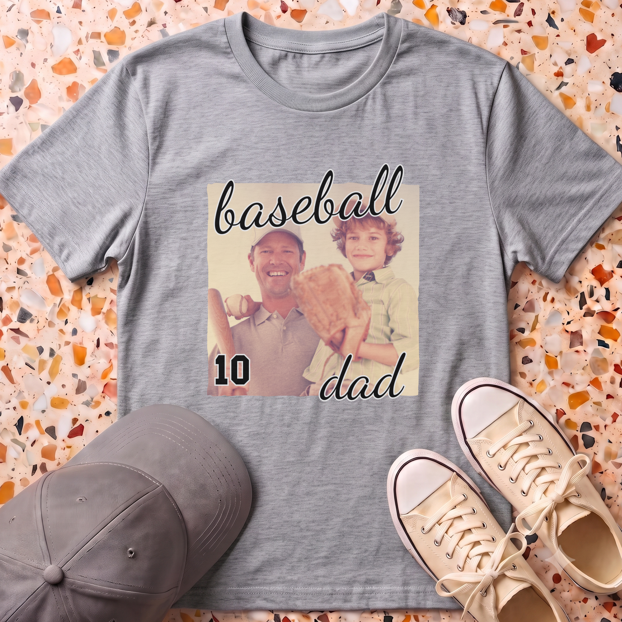 Custom Photo DADA  Retro T-Shirt