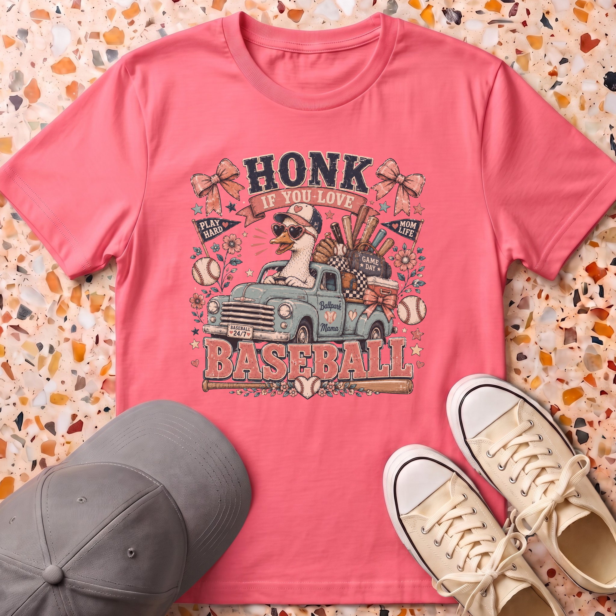Honk If You Love Baseball T-Shirt