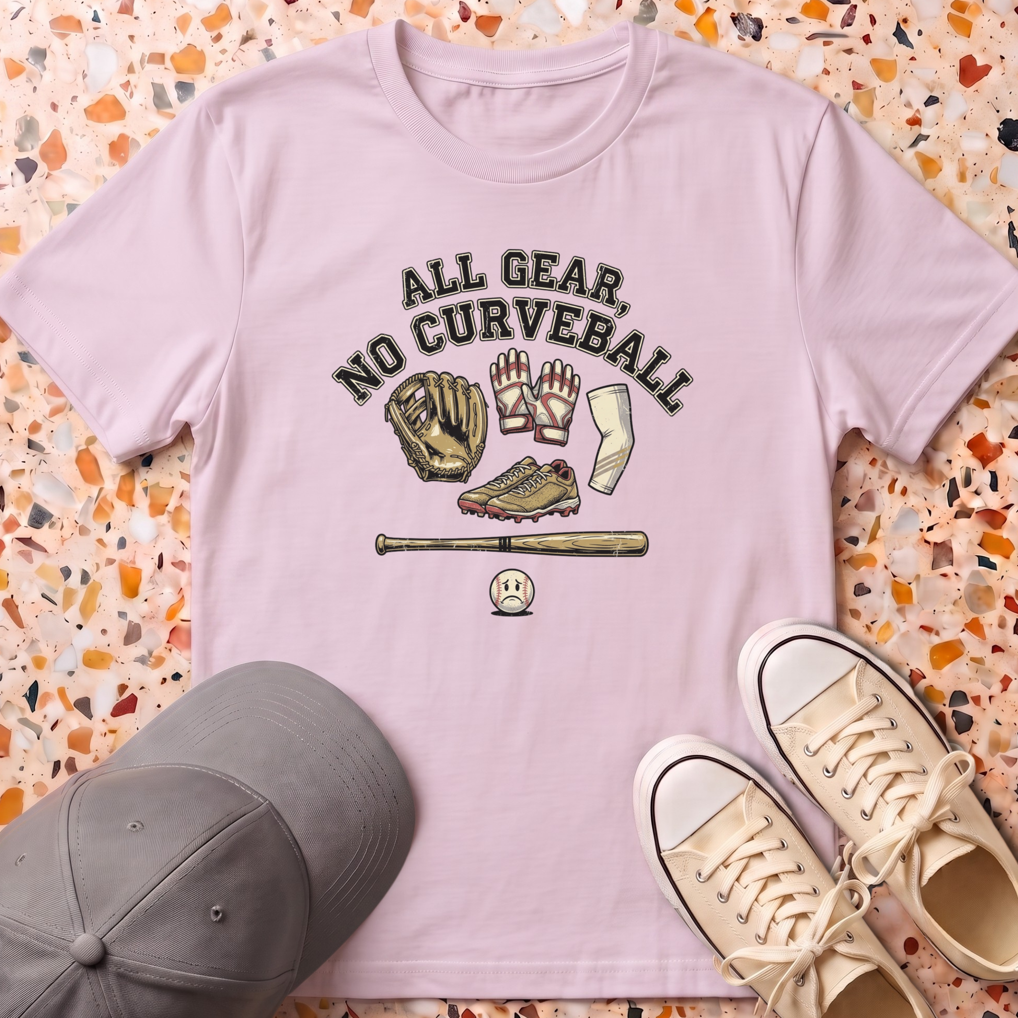 All Gear, No Curveball T-Shirt