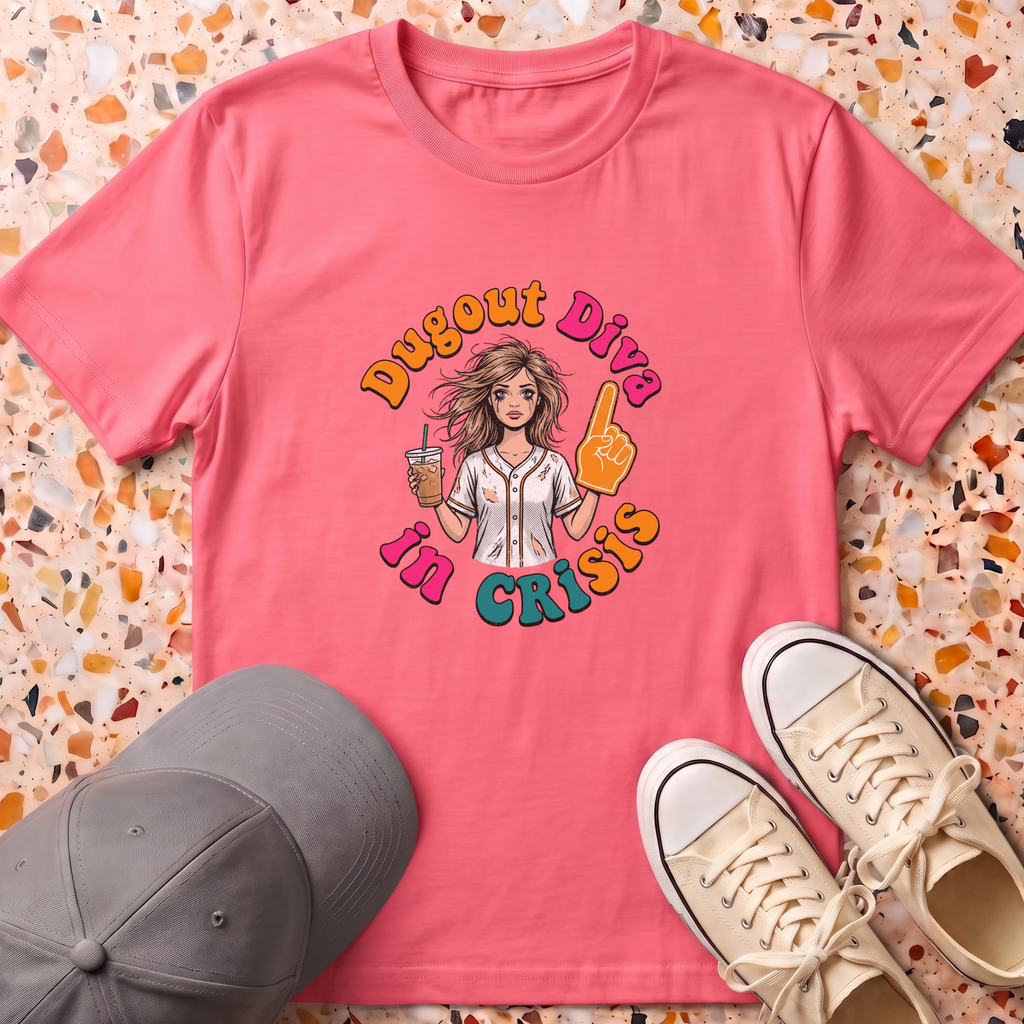 Dugout Diva in Crisis T-Shirt