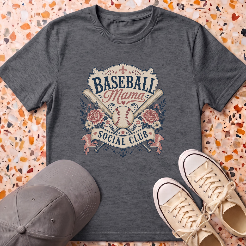 Baseball Mama Social Club T-Shirt