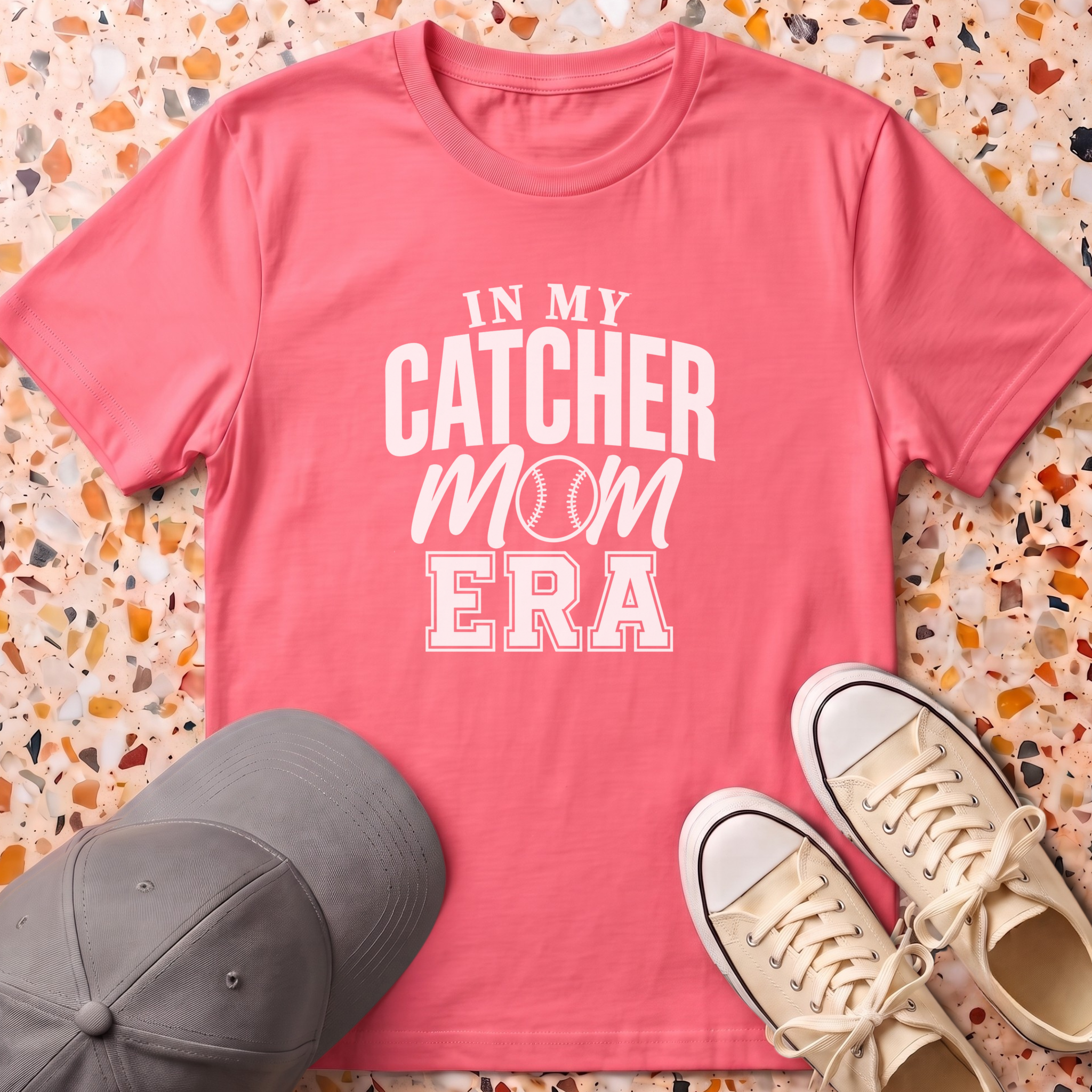 In My Catcher Mom ERA T-Shirt