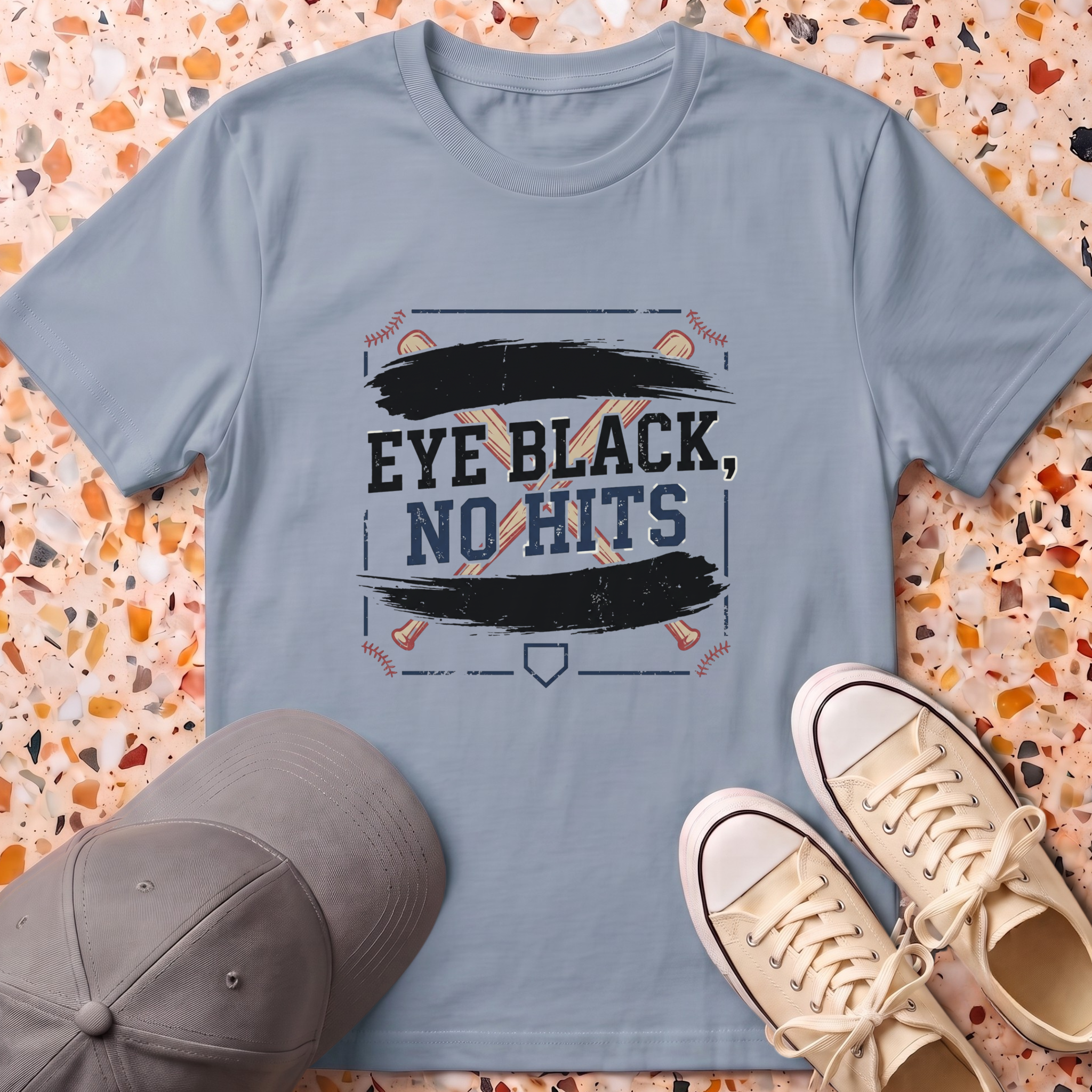 Eye Black, No Hits T-Shirt
