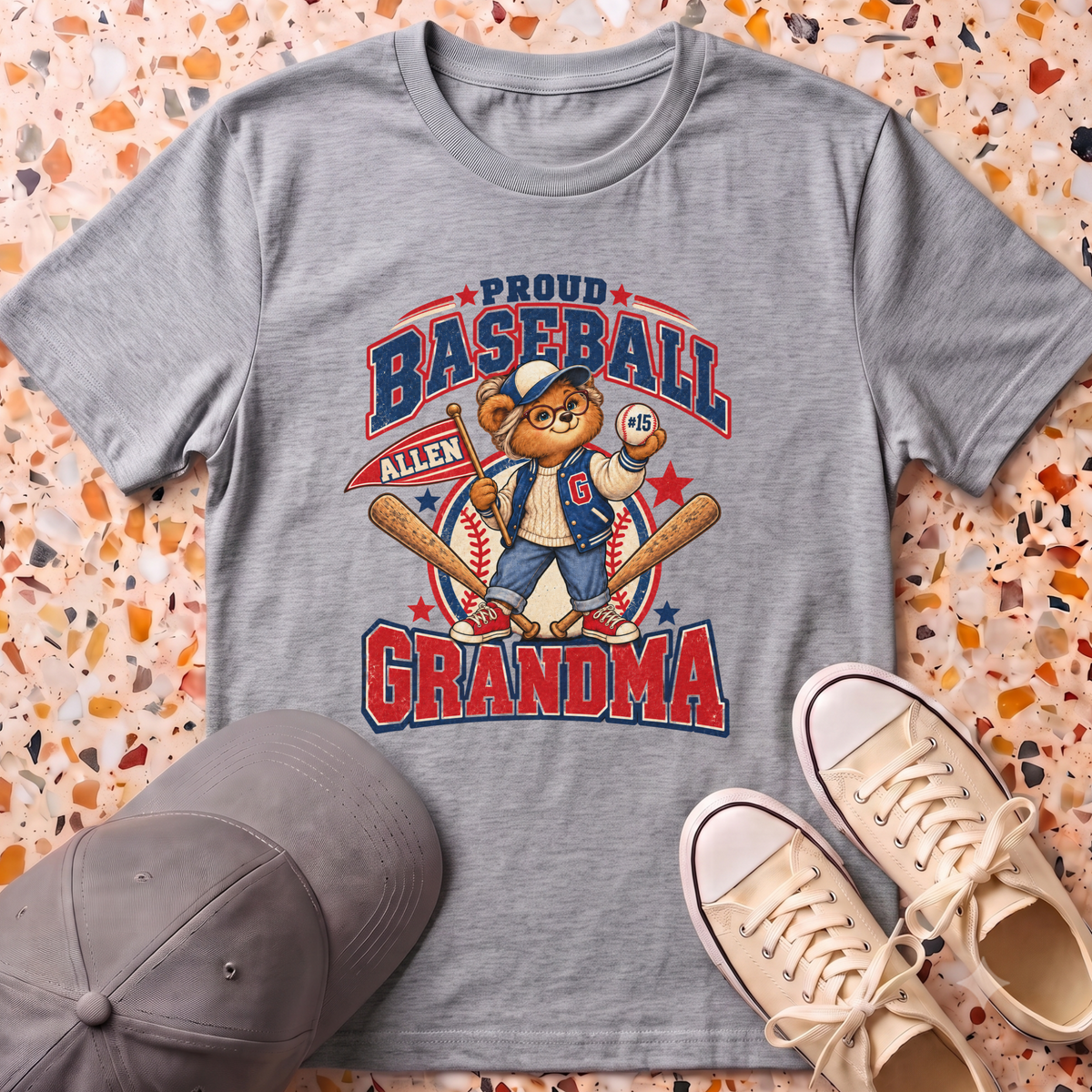 Custom Grandma Bear T-Shirt