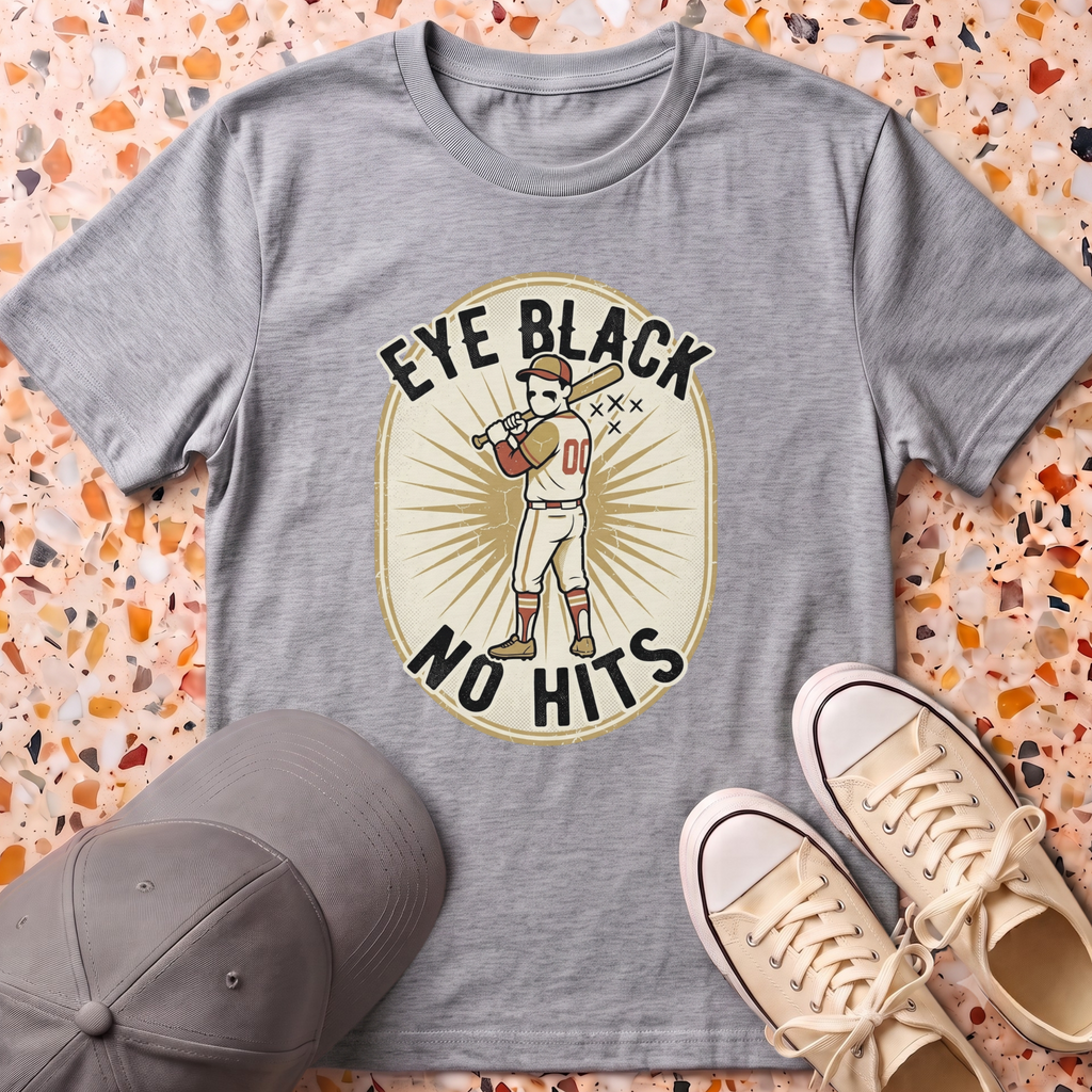 Eye Black, No Hits T-Shirt