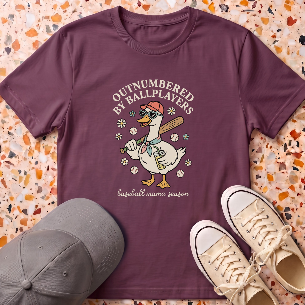 Outnumbered By Ballplayers T-Shirt