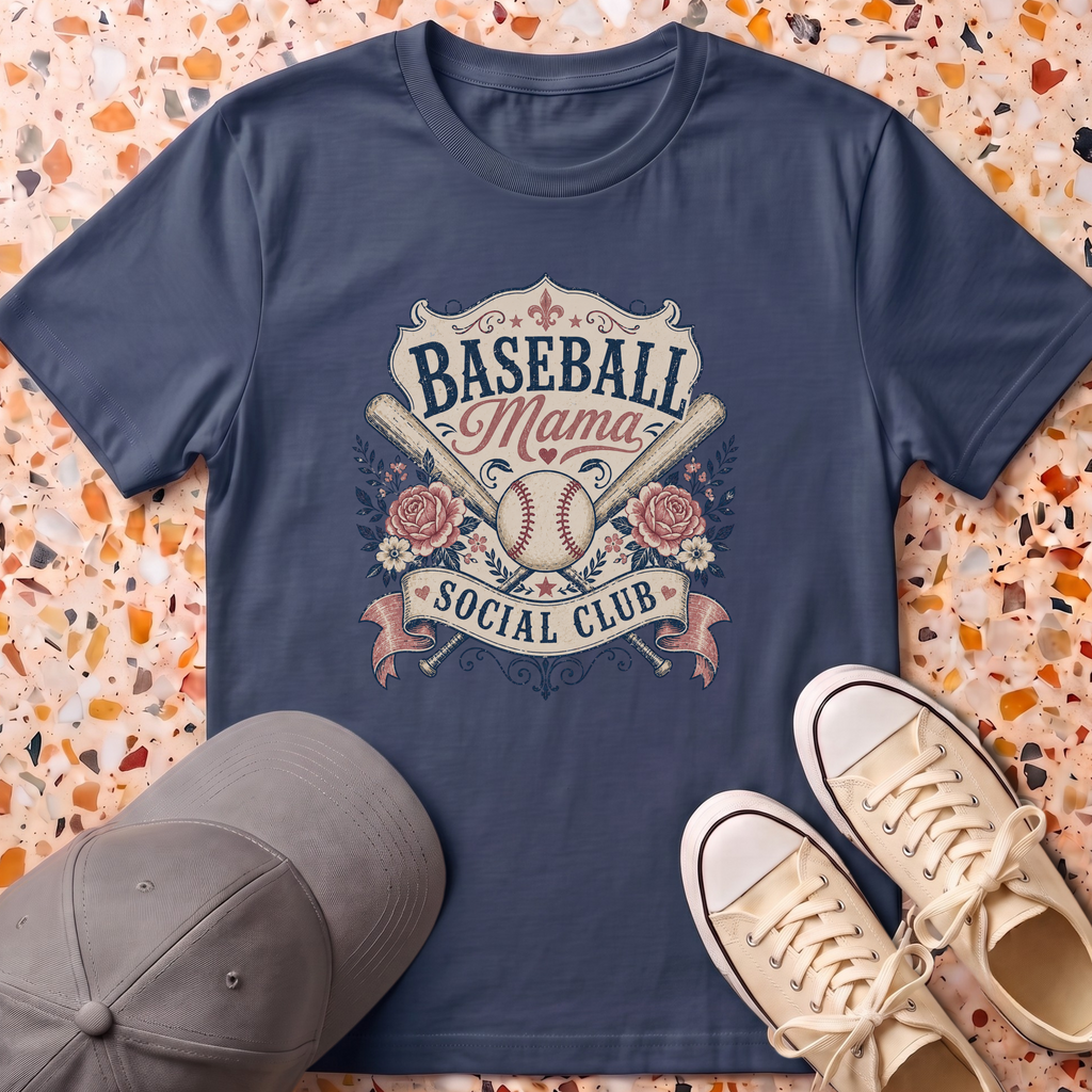 Baseball Mama Social Club T-Shirt