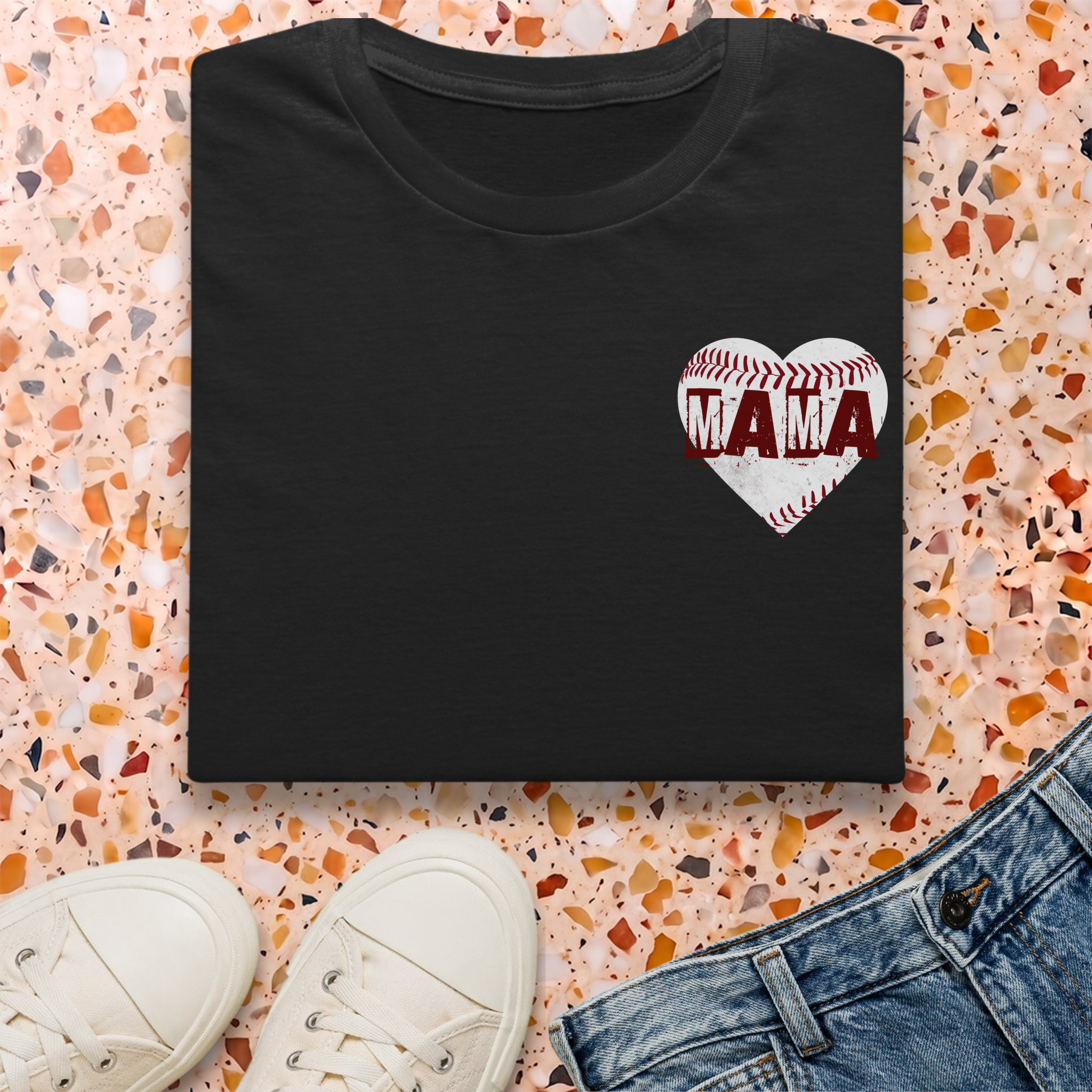 Custom(back)  MAMA T-Shirt