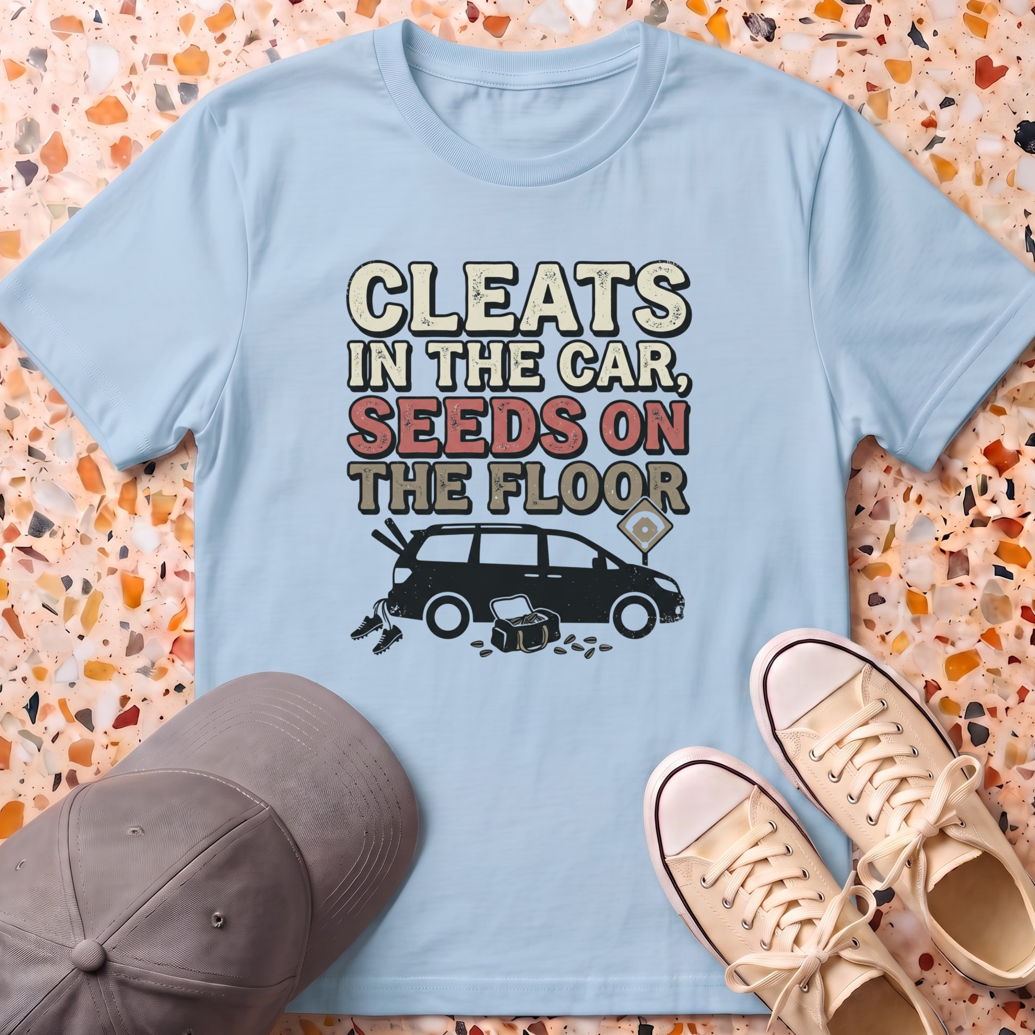 Cleats In The Car T-Shirt