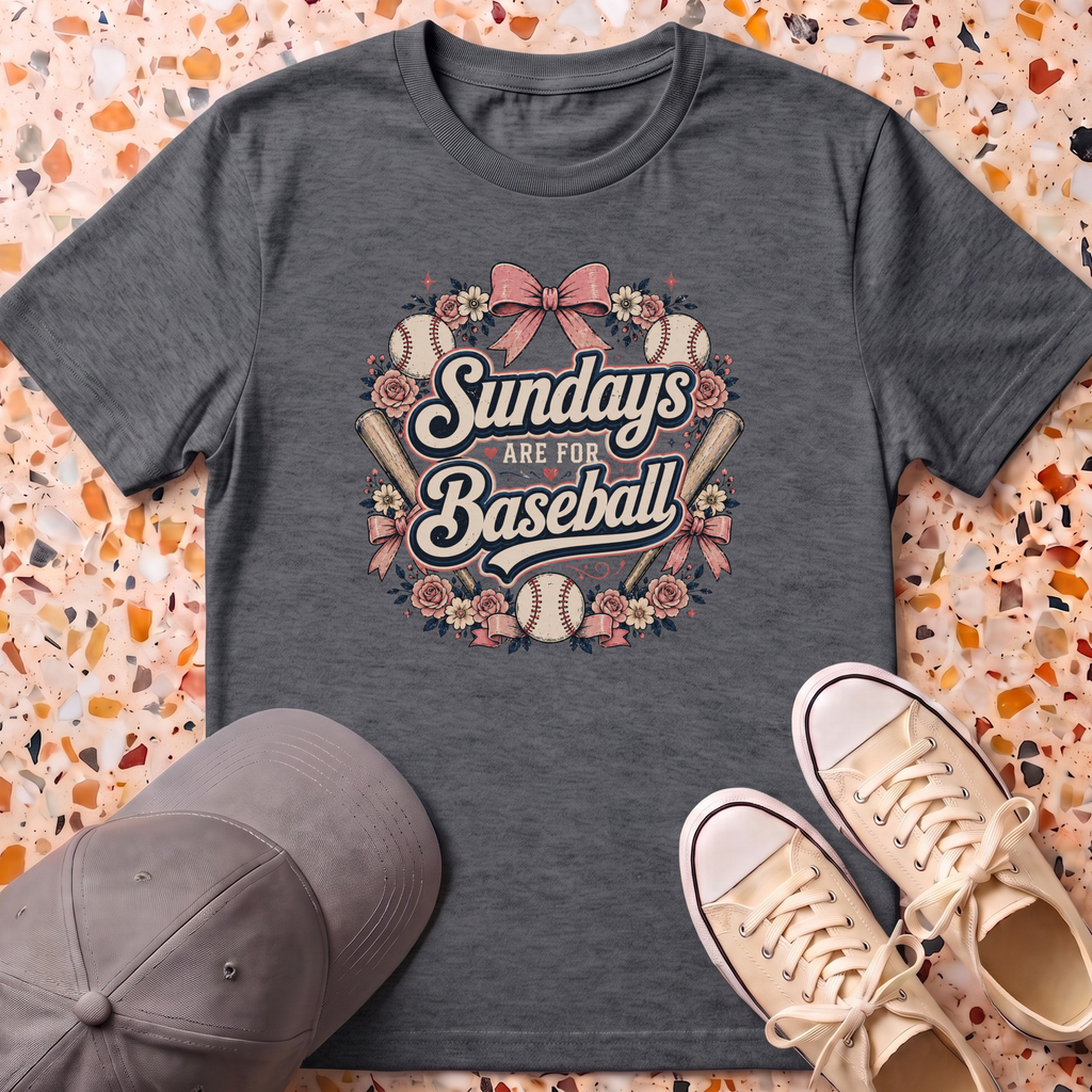 Sundays Are For Baseball T-Shirt