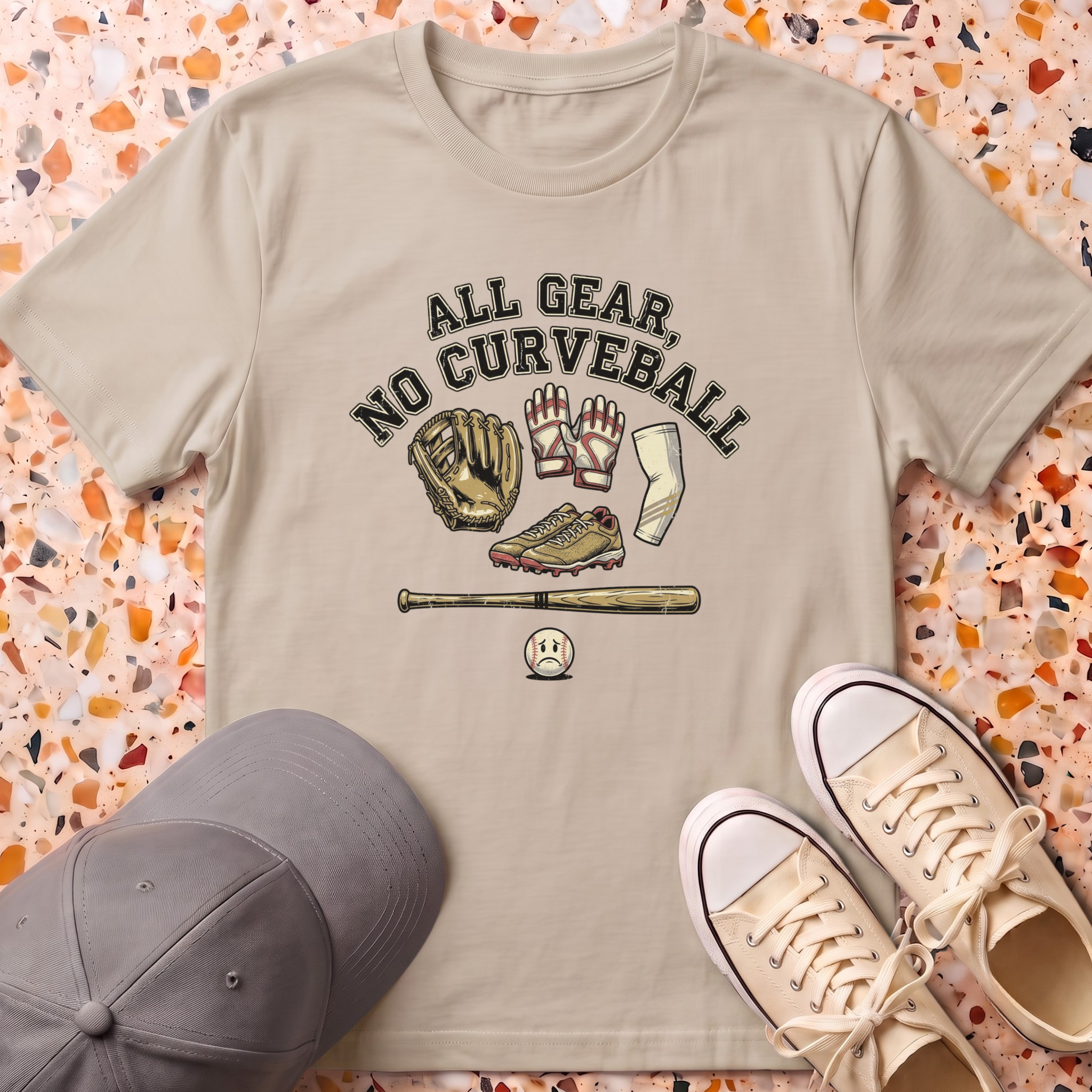 All Gear, No Curveball T-Shirt